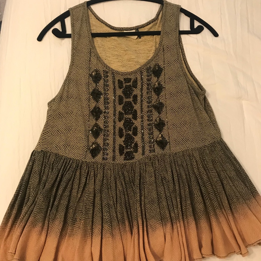 Anthropologie beaded top